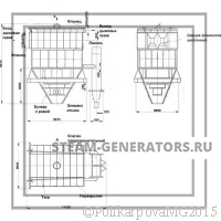 Чертеж циклона БЦ Р-512-4-(8x12)
